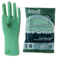 ถุงมือยางผสมนิโอพริน Neo Green 0