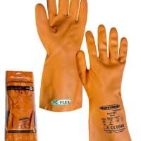 ถุงมือยางสีส้ม SUMIRUBBER รุ่น SX-F-07-C 0